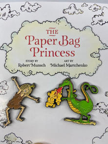 The Paper Bag Princess Pin 2-Pack